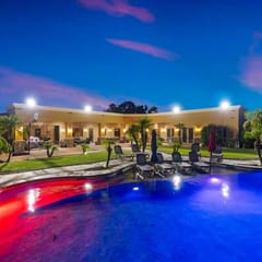 Privately Gated 2.3 Acre, Tuscan Villa Resort Property, View, pool and12' Slide!!