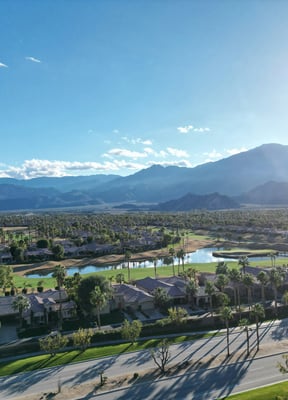 Old Town La Quinta aerial view