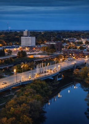 NDSU campus block in north Fargo