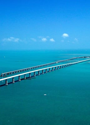 Seven Mile Bridge linking the Florida Keys
