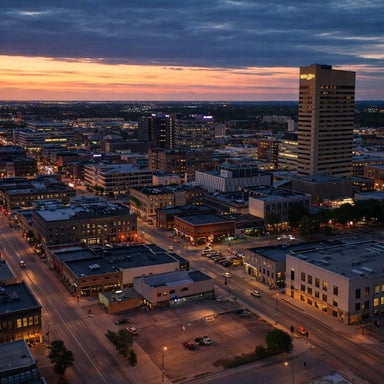 Lubbock West Texas evening light