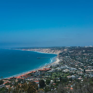 San Diego coastal aerial