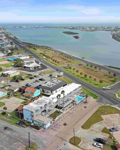 Mustang Island and the Texas Gulf coast near Port Aransas