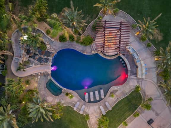 Privately Gated 2.3 Acre, Tuscan Villa Resort Property, View, pool and12' Slide!! - Image 2