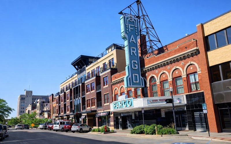 Fargo, North Dakota, downtown view