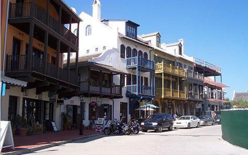 Rosemary Beach on the Scenic 30A corridor of the Florida Panhandle