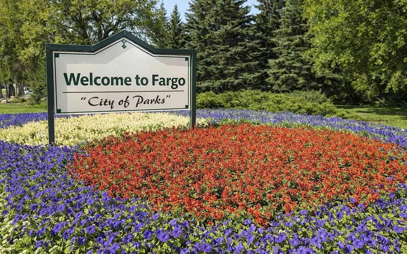 Fargo, the Red River and the Greenway