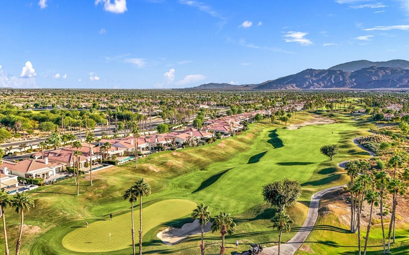 PGA West desert landscape and fairway