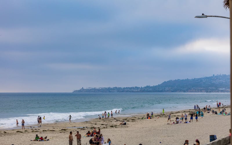 Ocean waves at the North County shore