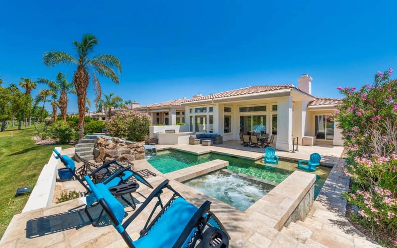 PGA West home with pool and hot tub
